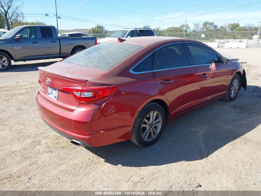 2016 Hyundai Sonata Se VIN: 5NPE24AF8GH369583 Lot: 40592269