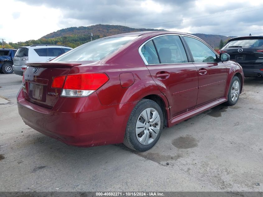 2011 Subaru Legacy 2.5I VIN: 4S3BMCA62B3249872 Lot: 40592271