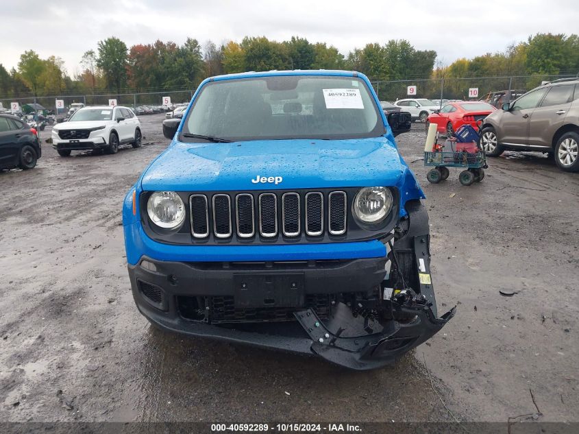 2015 Jeep Renegade Sport VIN: ZACCJBAT1FPC13587 Lot: 40592289