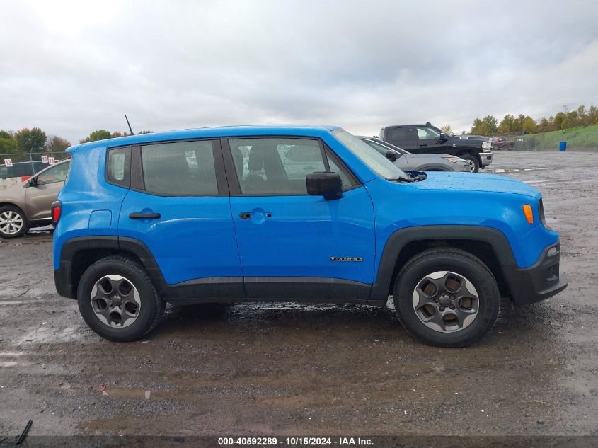 2015 Jeep Renegade Sport VIN: ZACCJBAT1FPC13587 Lot: 40592289