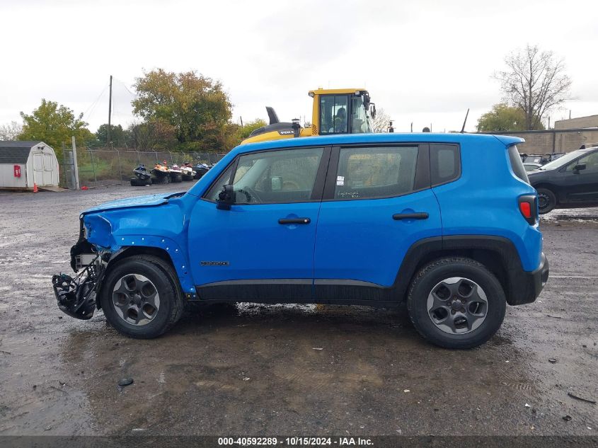 2015 Jeep Renegade Sport VIN: ZACCJBAT1FPC13587 Lot: 40592289