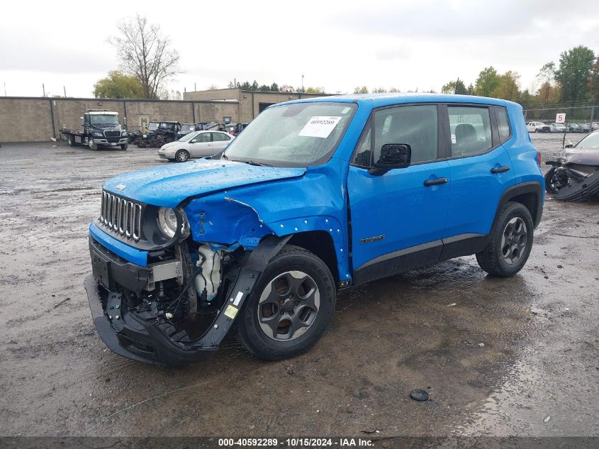 2015 Jeep Renegade Sport VIN: ZACCJBAT1FPC13587 Lot: 40592289