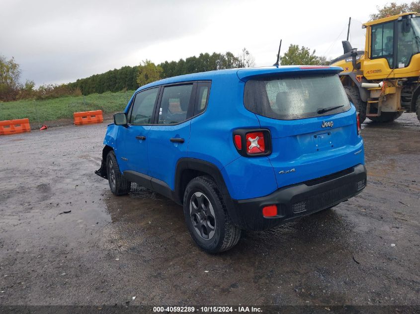 2015 Jeep Renegade Sport VIN: ZACCJBAT1FPC13587 Lot: 40592289