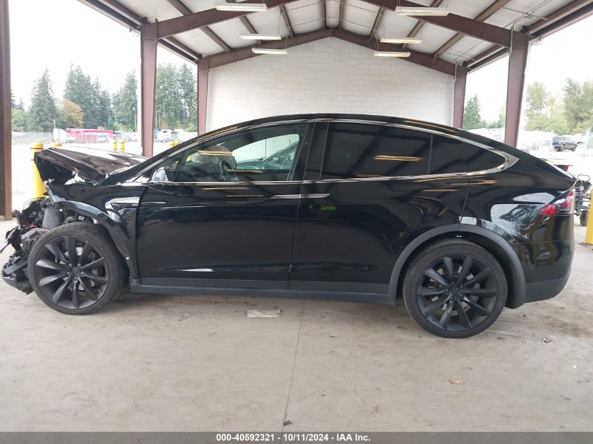 2020 Tesla Model X Long Range Dual Motor All-Wheel Drive/Long Range Plus Dual Motor All-Wheel Drive VIN: 5YJXCDE22LF270280 Lot: 40592321