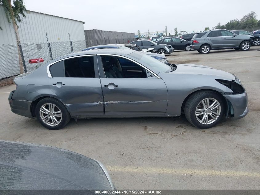 2013 Infiniti G37 Journey VIN: JN1CV6AP0DM724558 Lot: 40592344