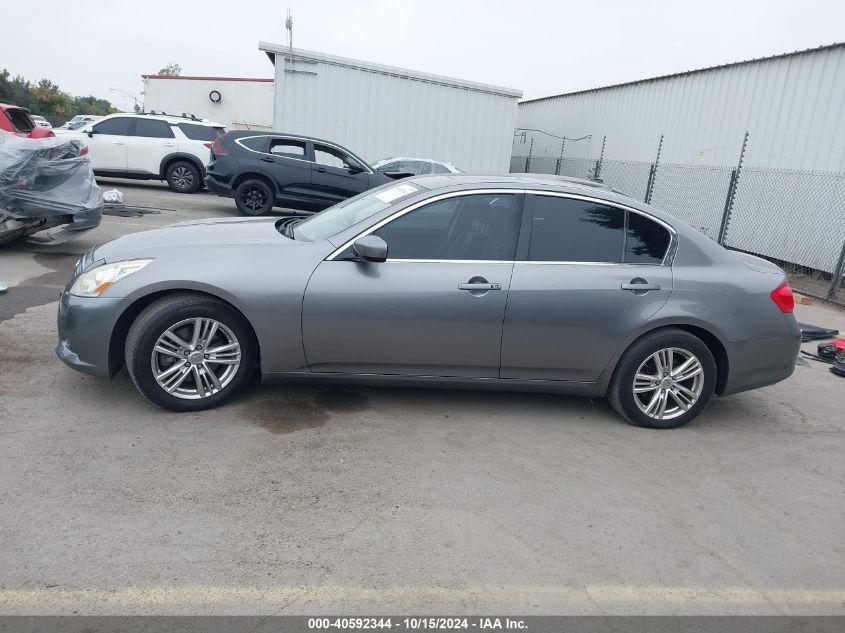 2013 Infiniti G37 Journey VIN: JN1CV6AP0DM724558 Lot: 40592344