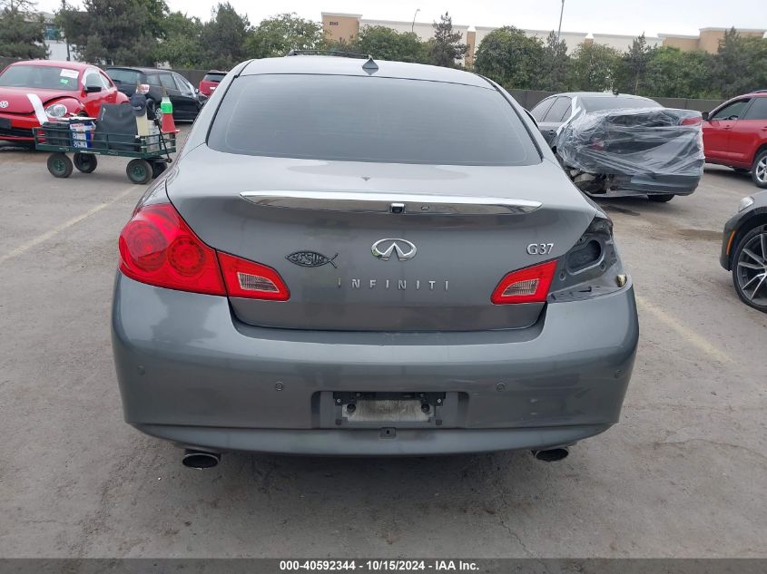 2013 Infiniti G37 Journey VIN: JN1CV6AP0DM724558 Lot: 40592344