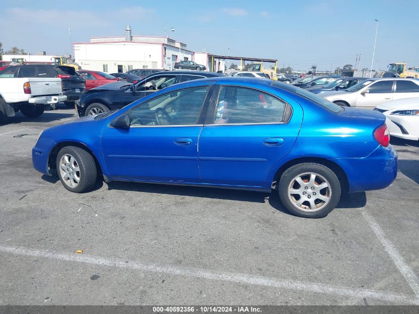 2005 Dodge Neon Sxt VIN: 1B3ES56C85D174172 Lot: 40592356