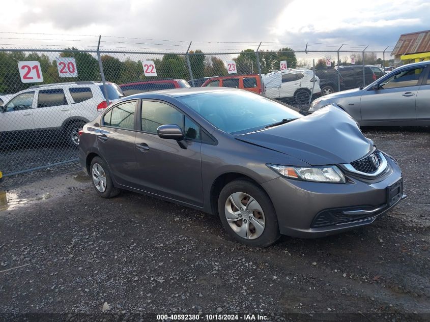 2014 Honda Civic Lx VIN: 2HGFB2F51EH535569 Lot: 40592380