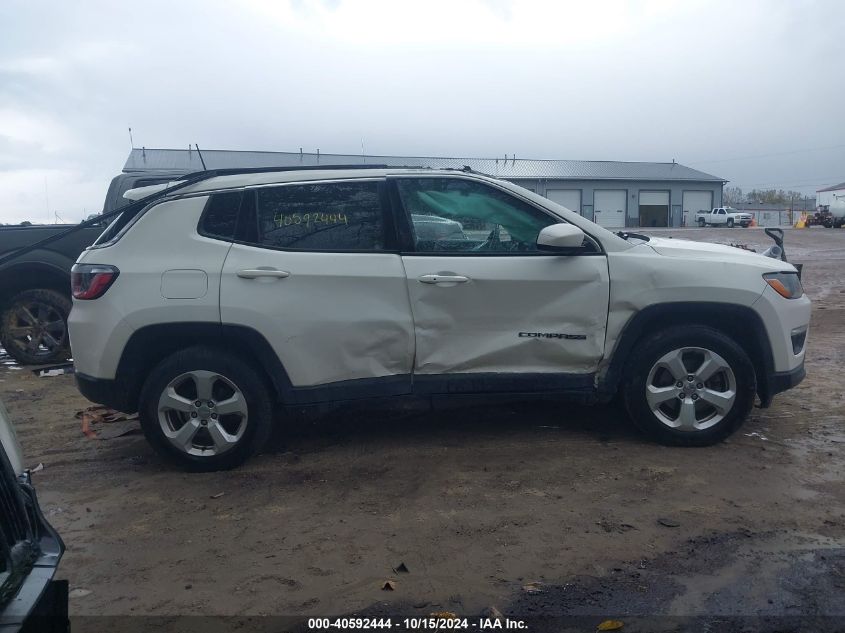 2018 Jeep Compass Latitude Fwd VIN: 3C4NJCBB3JT122648 Lot: 40592444