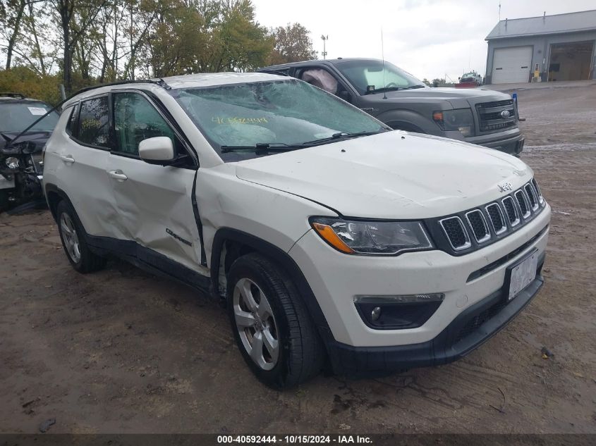 2018 Jeep Compass Latitude Fwd VIN: 3C4NJCBB3JT122648 Lot: 40592444