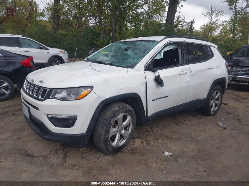 2018 Jeep Compass Latitude Fwd VIN: 3C4NJCBB3JT122648 Lot: 40592444