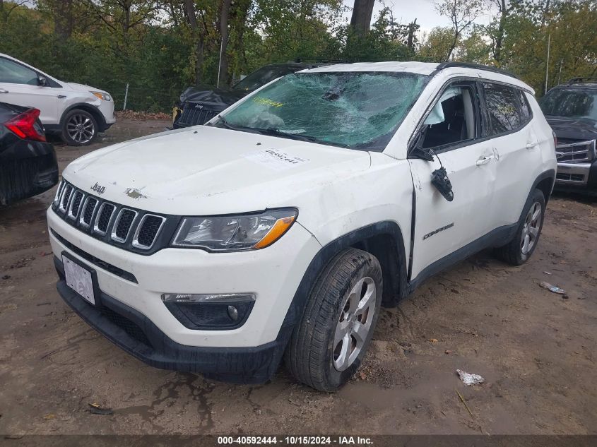 2018 Jeep Compass Latitude Fwd VIN: 3C4NJCBB3JT122648 Lot: 40592444