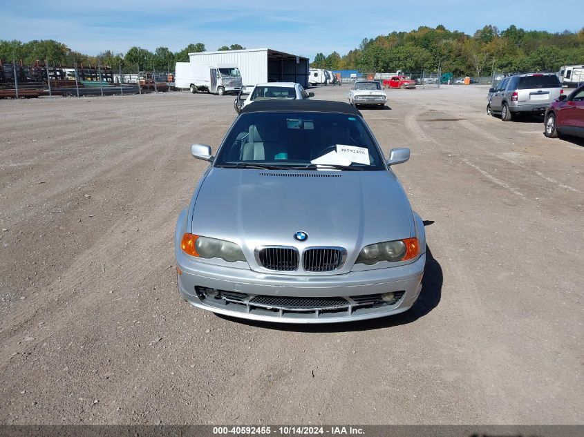 2002 BMW 325Ci VIN: WBABS33462JY43052 Lot: 40592455