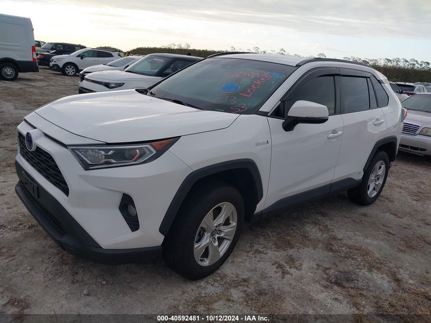2021 TOYOTA RAV4 HYBRID XLE - 4T3RWRFV2MU037355