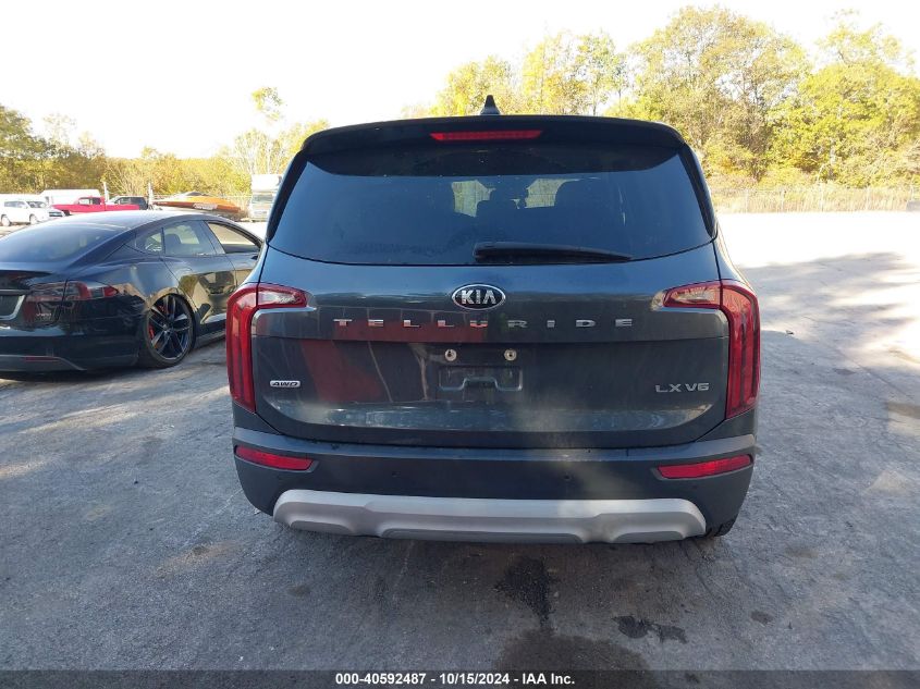 2021 Kia Telluride Lx VIN: 5XYP2DHCXMG170154 Lot: 40592487