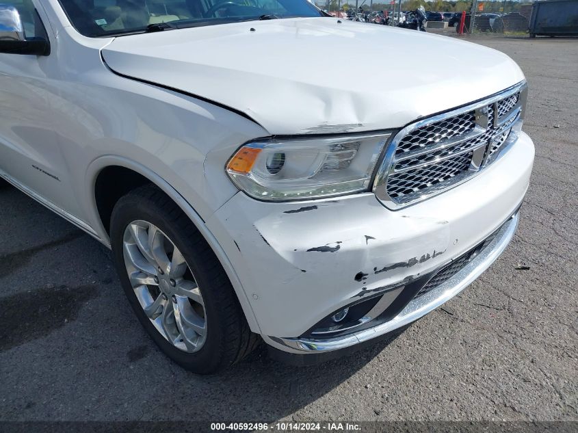 2018 Dodge Durango Citadel Awd VIN: 1C4SDJET5JC302373 Lot: 40592496