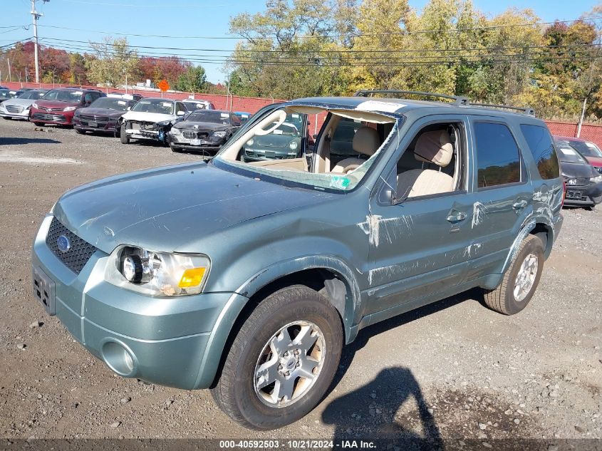 2006 Ford Escape Limited VIN: 1FMYU94196KB87472 Lot: 40592503