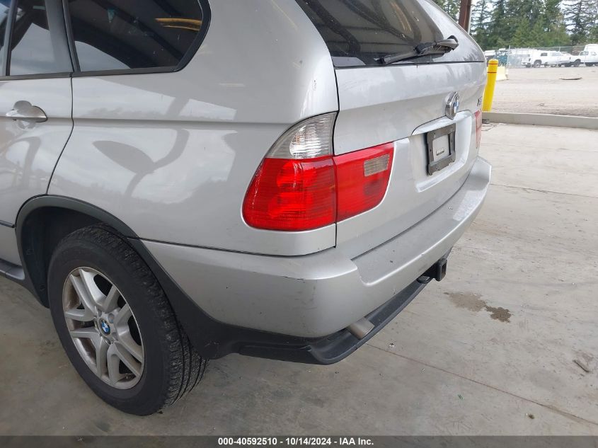 2006 BMW X5 3.0I VIN: 5UXFA135X6LY38207 Lot: 40592510