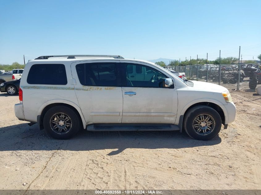 2010 Nissan Armada Se VIN: 5N1AA0ND3AN603408 Lot: 40592558