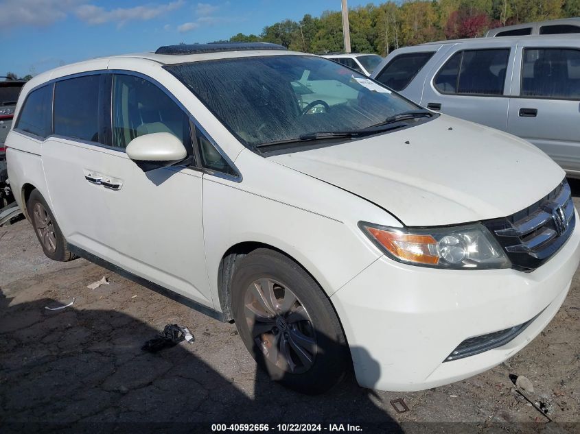 2015 Honda Odyssey Ex-L VIN: 5FNRL5H64FB011212 Lot: 40592656