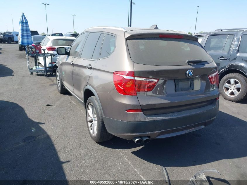 2013 BMW X3 XDRIVE28I - 5UXWX9C54D0A29638