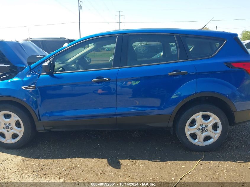 2019 Ford Escape S VIN: 1FMCU0F7XKUA79318 Lot: 40592661