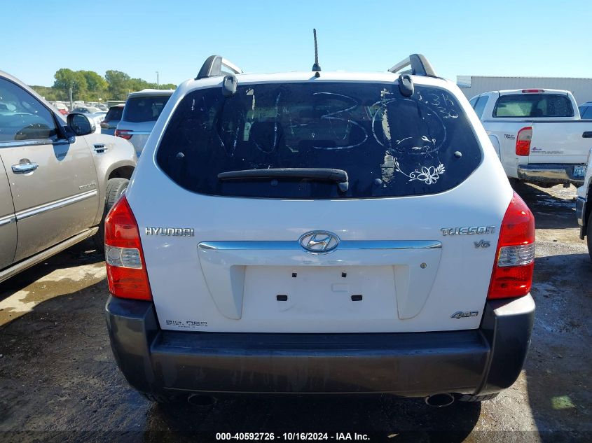 2006 Hyundai Tucson Gls/Limited VIN: KM8JN72D66U426495 Lot: 40592726