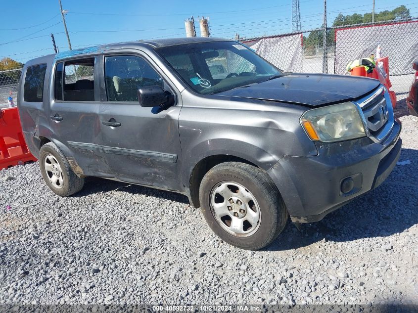2011 Honda Pilot Lx VIN: 5FNYF3H22BB015399 Lot: 40592732