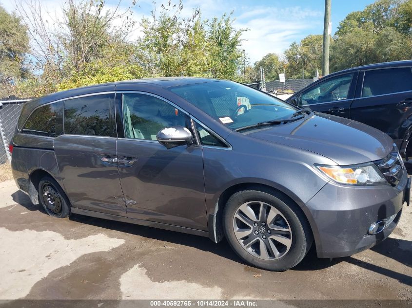 2014 Honda Odyssey Touring/Touring Elite VIN: 5FNRL5H90EB016951 Lot: 40592765