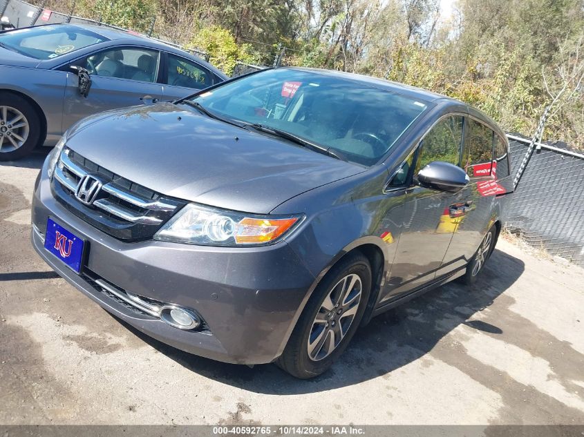 2014 Honda Odyssey Touring/Touring Elite VIN: 5FNRL5H90EB016951 Lot: 40592765