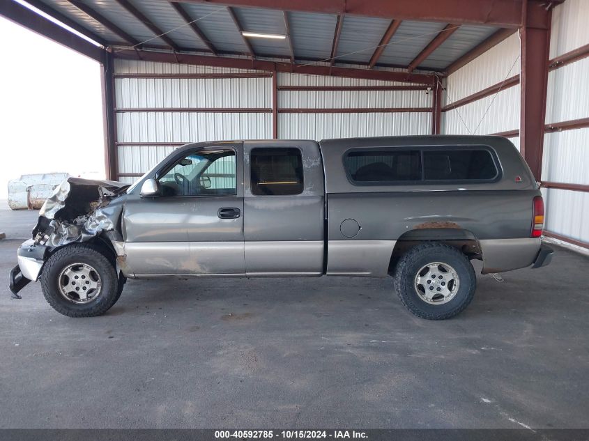 2000 Chevrolet Silverado 1500 Ls VIN: 1GCEK19T5YE155094 Lot: 40592785