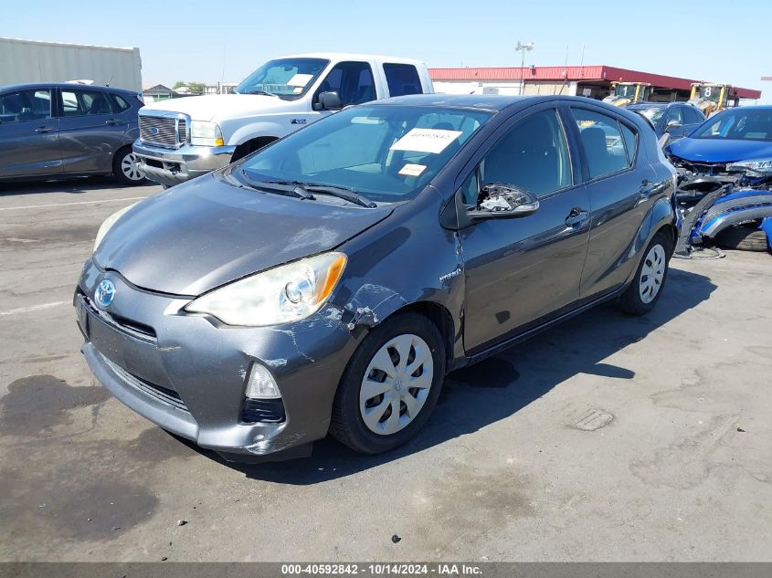 2013 Toyota Prius C Three VIN: JTDKDTB36D1545948 Lot: 40592842