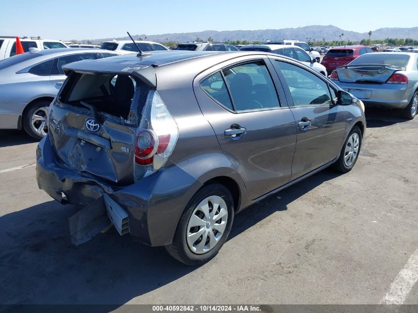 2013 Toyota Prius C Three VIN: JTDKDTB36D1545948 Lot: 40592842