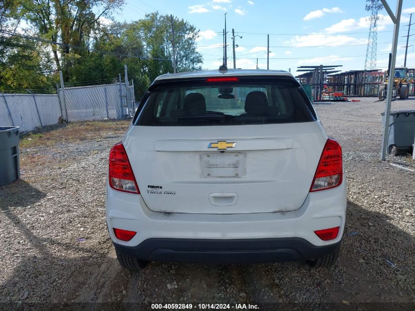 2018 Chevrolet Trax Ls VIN: KL7CJNSB4JB555655 Lot: 40592849