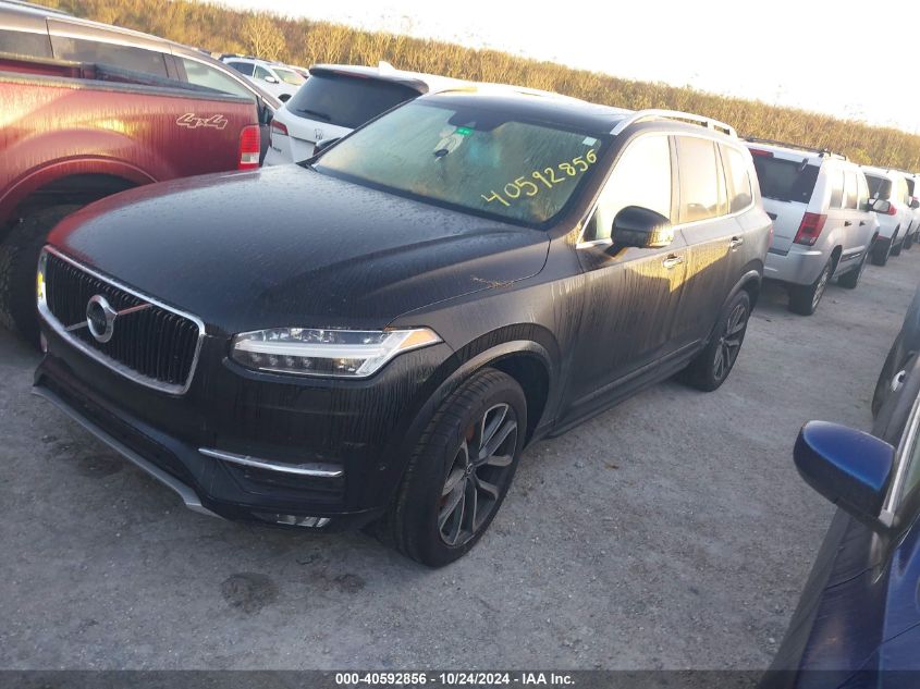 VIN YV4A22PK0J1196015 2018 Volvo XC90, T6 Momentum no.2