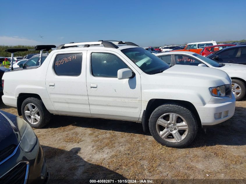 2012 Honda Ridgeline Rtl VIN: 5FPYK1F58CB460574 Lot: 40592871