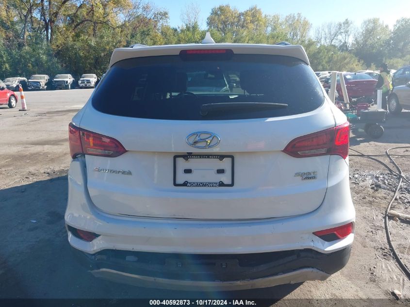 2017 Hyundai Santa Fe Sport 2.4L VIN: 5NMZUDLB4HH023230 Lot: 40592873