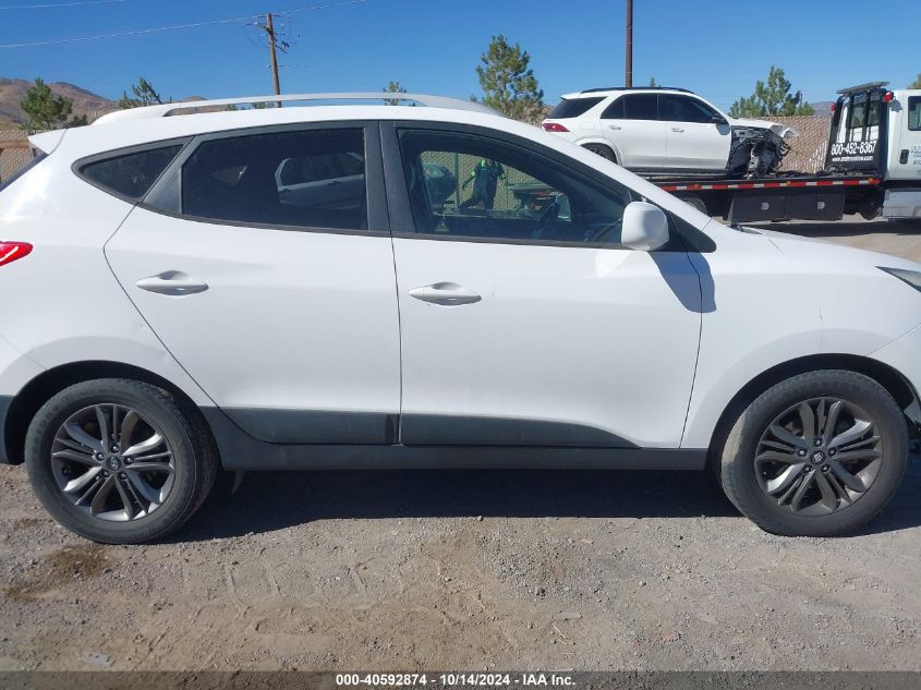 2014 Hyundai Tucson Se VIN: KM8JUCAG0EU857579 Lot: 40592874