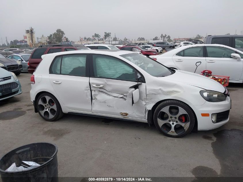 2012 Volkswagen Gti VIN: WVWHD7AJ5CW029566 Lot: 40592879