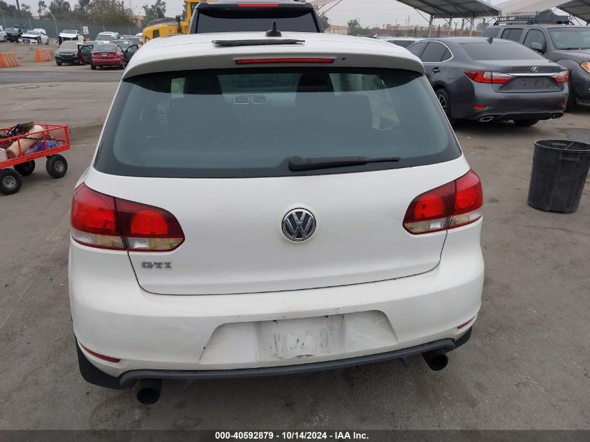 2012 Volkswagen Gti VIN: WVWHD7AJ5CW029566 Lot: 40592879