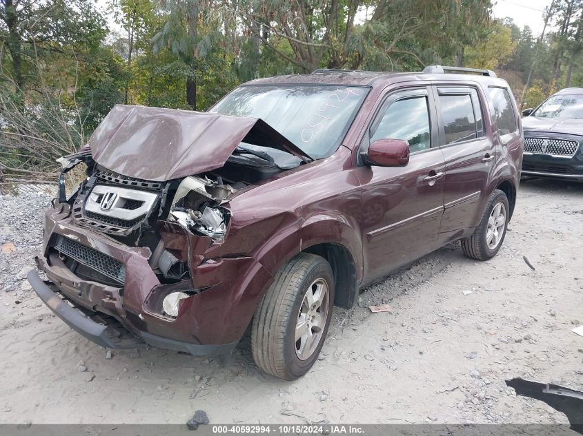 2011 Honda Pilot Ex-L VIN: 5FNYF3H57BB051924 Lot: 40592994