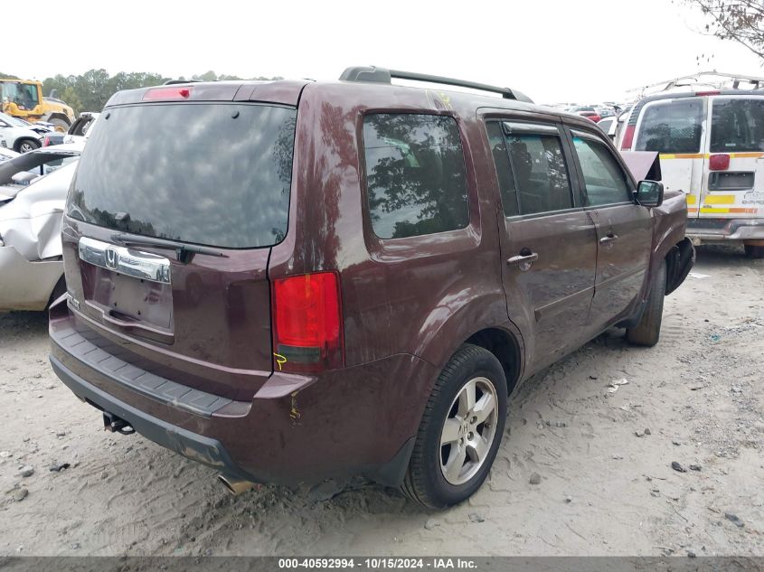 2011 Honda Pilot Ex-L VIN: 5FNYF3H57BB051924 Lot: 40592994