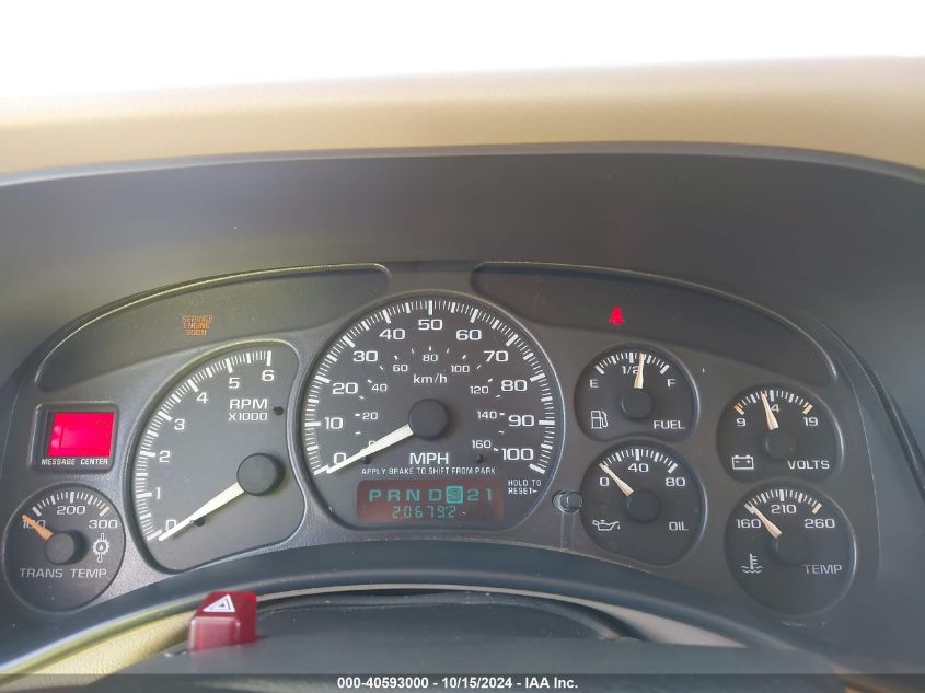 2001 Chevrolet Silverado 2500Hd Ls VIN: 1GCHC23U21F180794 Lot: 40593000