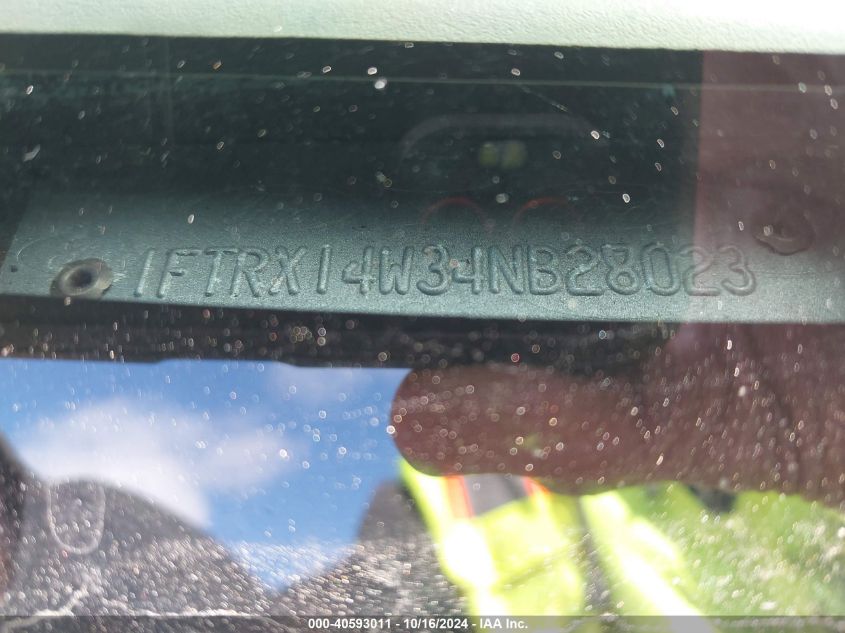 2004 Ford F-150 Stx/Xl/Xlt VIN: 1FTRX14W34NB28023 Lot: 40593011