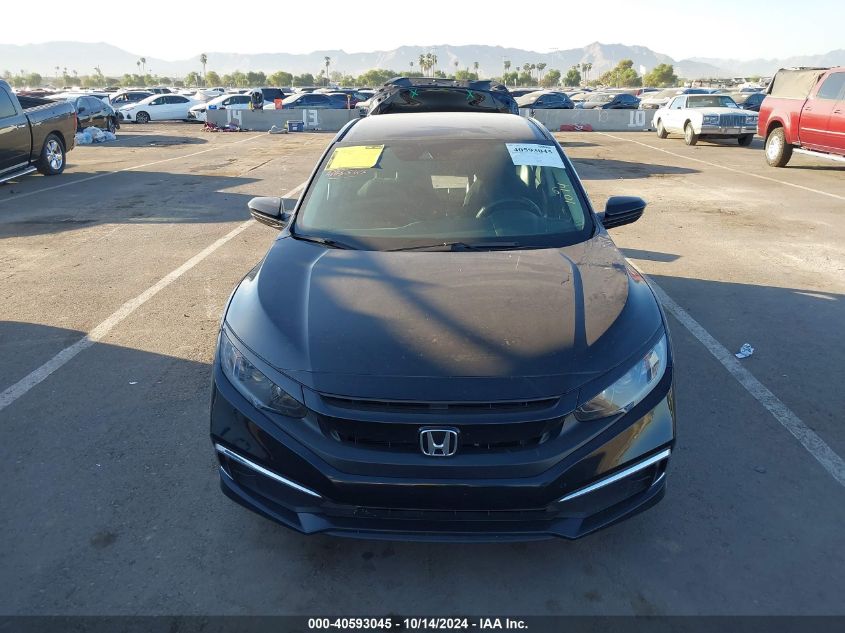 2019 Honda Civic Lx VIN: 19XFC2F65KE213870 Lot: 40593045