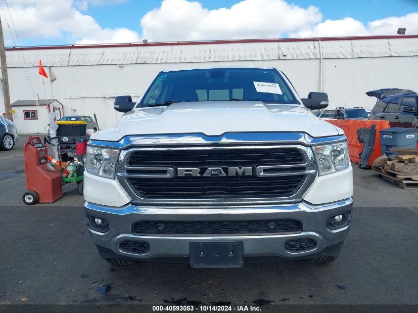 2019 Ram 1500 Big Horn/Lone Star 4X4 6'4 Box VIN: 1C6SRFMT2KN814573 Lot: 40593053