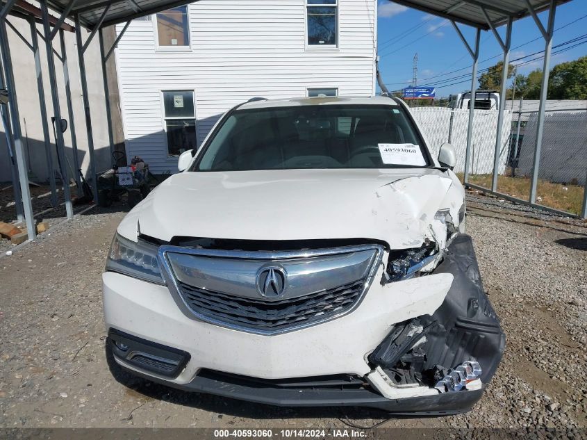 2015 Acura Mdx Technology Package VIN: 5FRYD4H43FB007040 Lot: 40593060