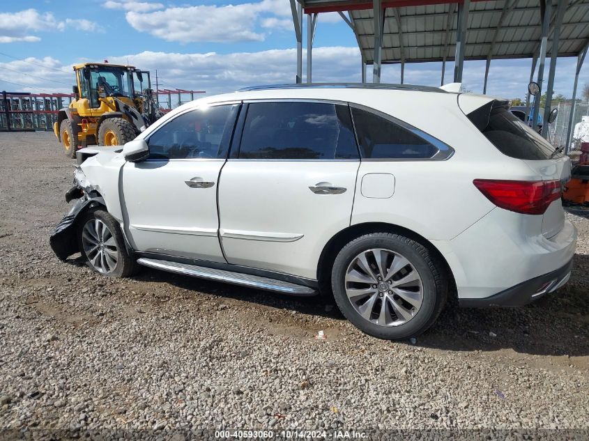 2015 Acura Mdx Technology Package VIN: 5FRYD4H43FB007040 Lot: 40593060