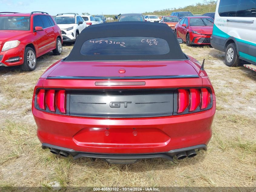 2020 Ford Mustang Gt Premium VIN: 1FATP8FF1L5102861 Lot: 40593102